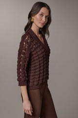 Donna Karan | 3/4 SLEEVE SWEATER
