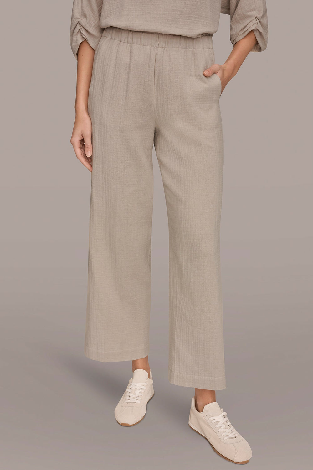 Donna Karan | MID-RISE STRAIGHT-LEG PANT