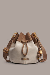 Donna Karan | WEEKEND CANVAS BUCKET BAG