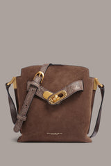 Donna Karan | BRIDGEHAMPTON PYTHON SUEDE SMALL CROSSBODY