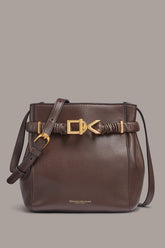 Donna Karan | GINGHAM LOGO CROSSBODY