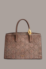Donna Karan | LODEN SNAKE-EFFECT SATCHEL BAG