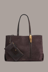 Donna Karan | GEORGETTE SUEDE TOTE