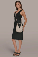 Donna Karan | BALDWIN LASER-CUT LEATHER MICRO CROSSBODY BAG