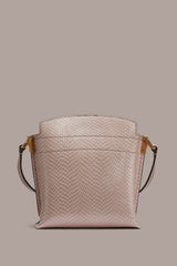 Donna Karan | BRIDGEHAMPTON SNAKE-EFFECT LEATHER CROSSBODY BAG