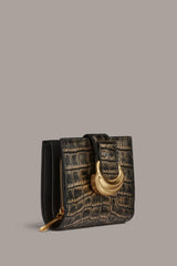 Donna Karan | VALLEY STREAM METALLIC CROC-EFFECT SMALL WALLET