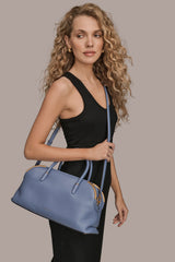 Donna Karan | SATIN LEATHER SATCHEL