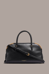 Donna Karan | SATIN LEATHER SATCHEL