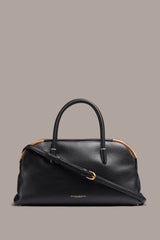 Donna Karan | SATIN LEATHER SATCHEL