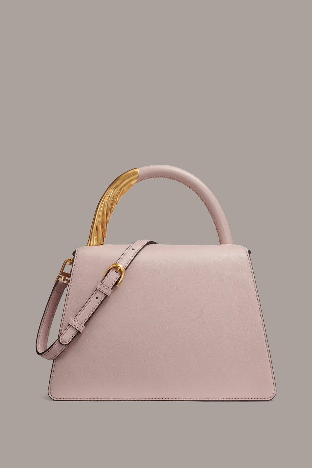 Donna Karan | TULLE GOLD-TRIMMED SATCHEL BAG
