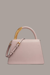 Donna Karan | TULLE GOLD-TRIMMED SATCHEL BAG