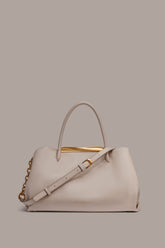 Donna Karan | POPLIN LEATHER SATCHEL BAG