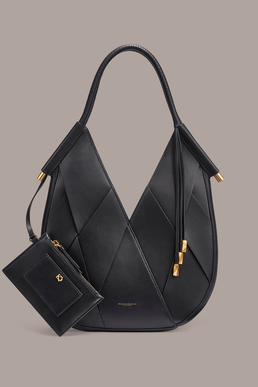 Donna Karan | BALDWIN WOVEN LEATHER MINI SHOULDER BAG