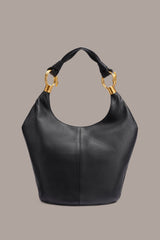Donna Karan | TARTAN LEATHER HOBO BAG