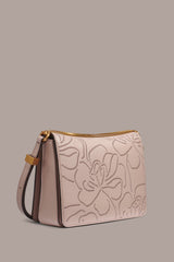 Donna Karan | JERICHO FLORAL LEATHER SHOULDER BAG