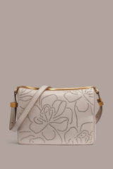 Donna Karan | JERICHO FLORAL LEATHER SHOULDER BAG