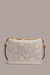 Donna Karan | JERICHO FLORAL LEATHER SHOULDER BAG