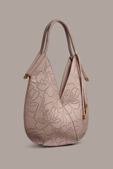 Donna Karan | BALDWIN FLORAL LEATHER MINI SHOULDER BAG