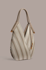 Donna Karan | BALDWIN CHEVRON LEATHER MINI SHOULDER BAG