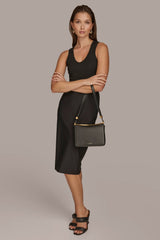 Donna Karan | JERICHO LEATHER SHOULDER BAG