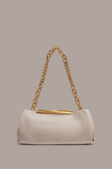 Donna Karan | POPLIN LEATHER CLUTCH