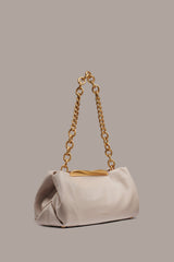 Donna Karan | POPLIN LEATHER CLUTCH