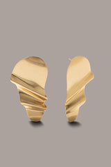 Donna Karan | OVERSIZED TWISTED STUD EARRING