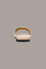 Donna Karan | HALO SQUARE-TOE SLIDE SANDAL