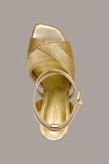Donna Karan | BROOKS METALLIC SANDAL