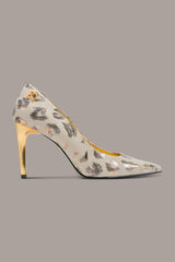 Donna Karan | SAVITA METALLIC LEOPARD HIGH PUMP