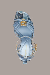 Donna Karan | BRIELLE SNAKE-PRINT STILETTO SANDAL
