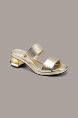 Donna Karan | TEAGAN METALLIC MULE SANDAL