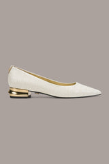 Donna Karan | SAVITA CROC-EFFECT FLAT