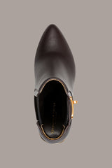 Donna Karan | RAINE GOLD-TRIMMED CHELSEA BOOTIE