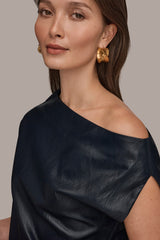 Donna Karan | ASYMMETRIC ANGLE HEM TOP
