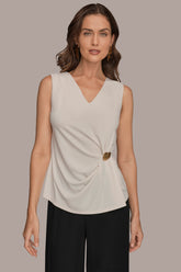 Donna Karan | V-NECK TOP