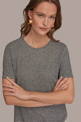 Donna Karan | SHORT SLEEVE TEE