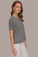 Donna Karan | SHORT SLEEVE TEE