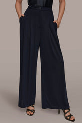 Donna Karan | PLEATED KNIT PANT