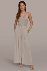 Donna Karan | PLEATED KNIT PANT