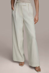 Donna Karan | PLEATED WIDE LEG PANT