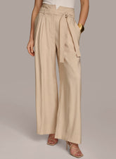 Donna Karan | HIGH WAIST WIDE LEG PANT