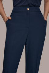 Donna Karan | MID-RISE SLIM ANKLE PANT