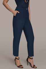 Donna Karan | MID-RISE SLIM ANKLE PANT