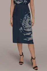Donna Karan | FLORAL SUIT PENCIL SKIRT
