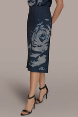 Donna Karan | FLORAL SUIT PENCIL SKIRT