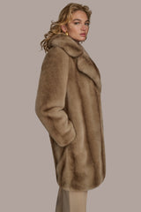 Donna Karan | LUXE FAUX FUR COAT