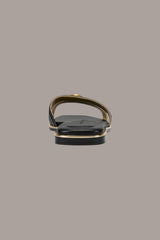 Donna Karan | HALO SQUARE-TOE SLIDE SANDAL