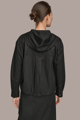 Donna Karan | HOODED BUTTON-DOWN SHIRT