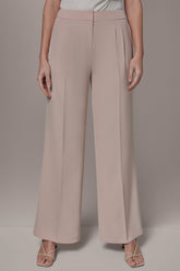 Donna Karan | MID-RISE PLEATED WIDE-LEG SUIT PANT